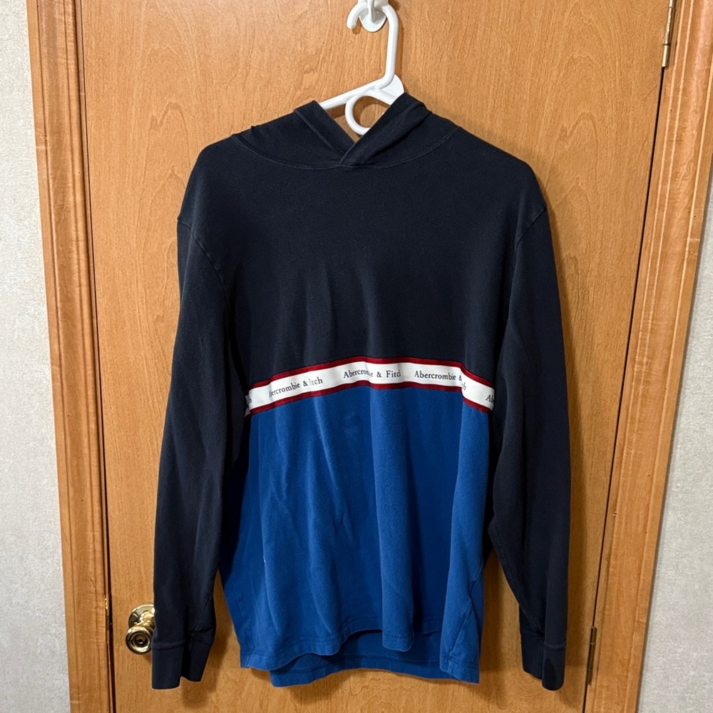 Abercrombie & Fitch Men’s XXL Navy Pull Over Lightweight Sweatshirt